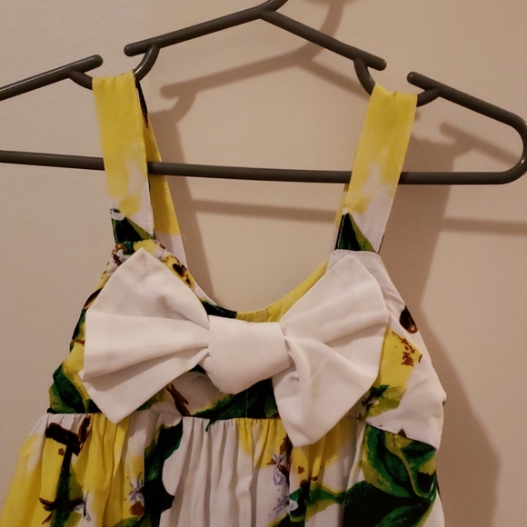 NEW Baby girl summer Lemon dress - Picture 2 of 4